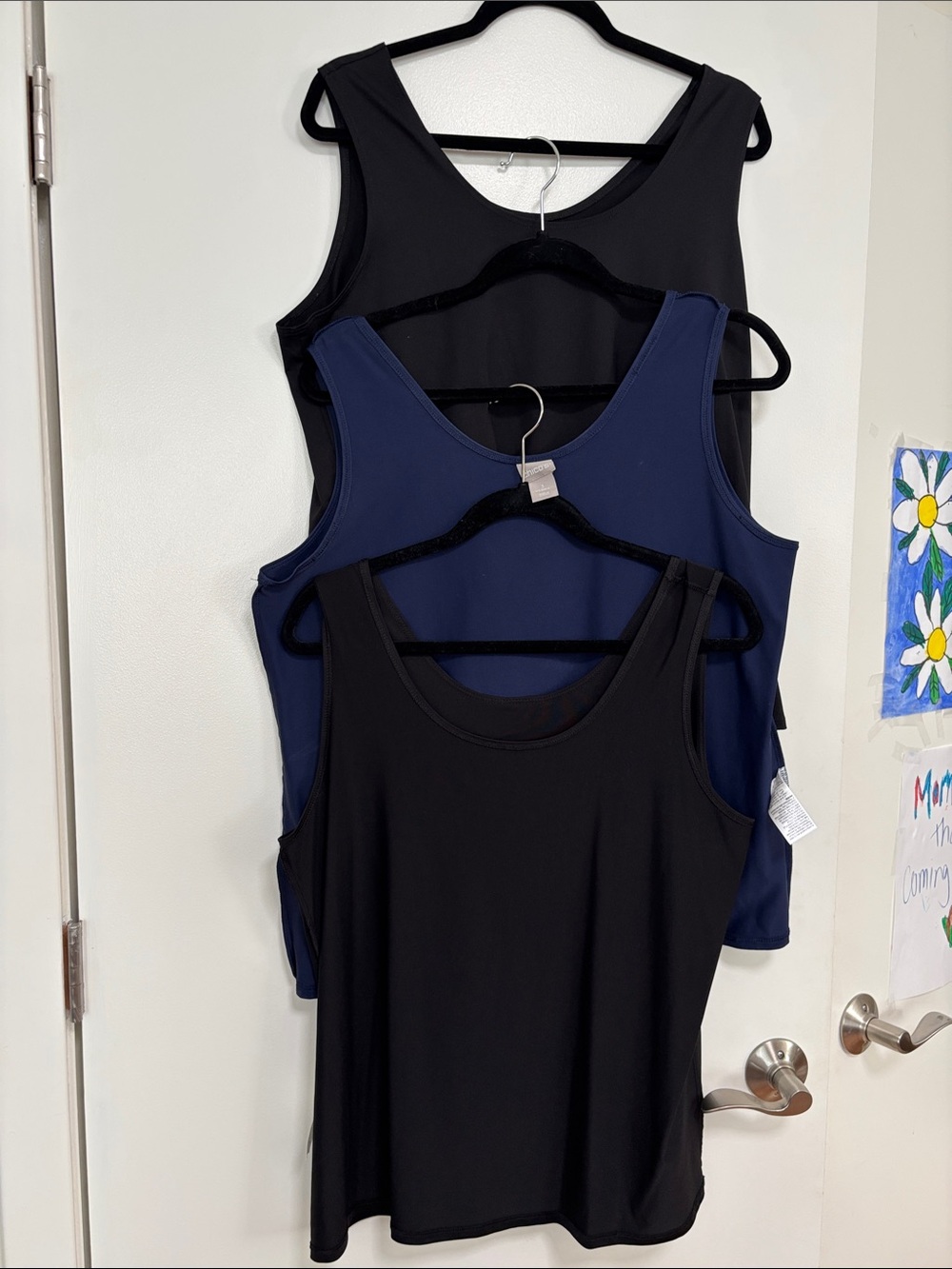 Chico's Tank Tops Trio — Black and Navy Layers